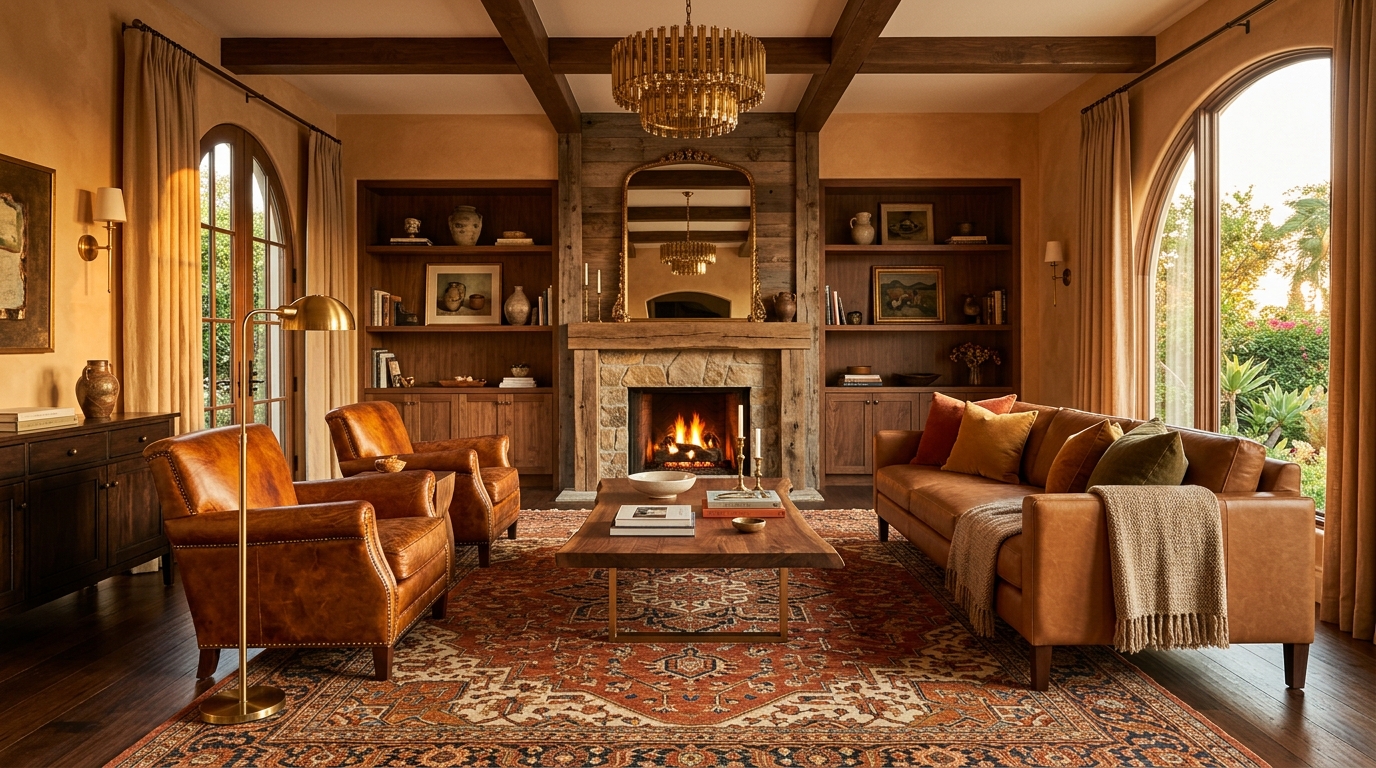Add Warmth With Earthy Terra Cotta and Warm Beige Tones