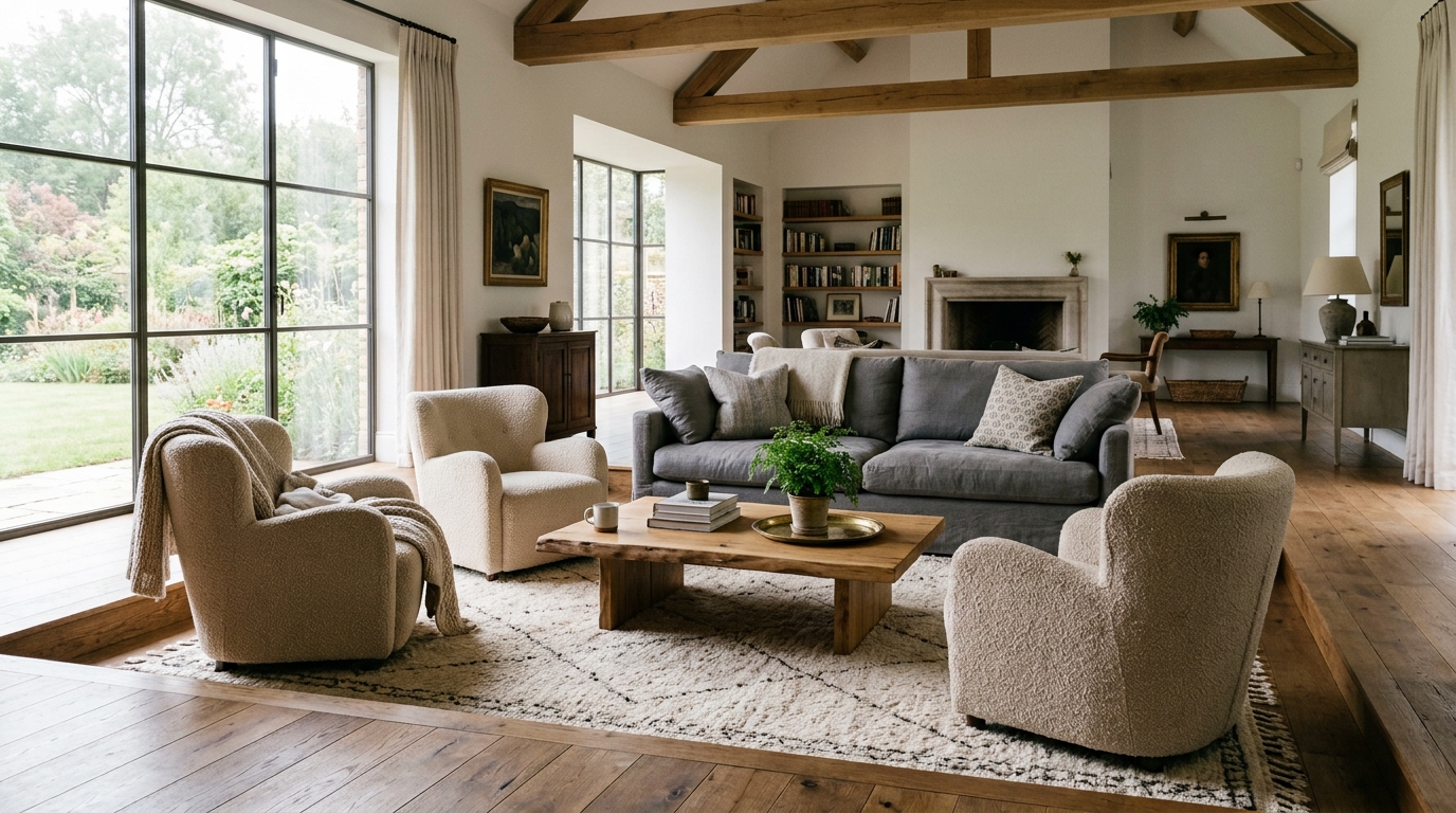 Arrange Seating into an Intimate Conversation Pit