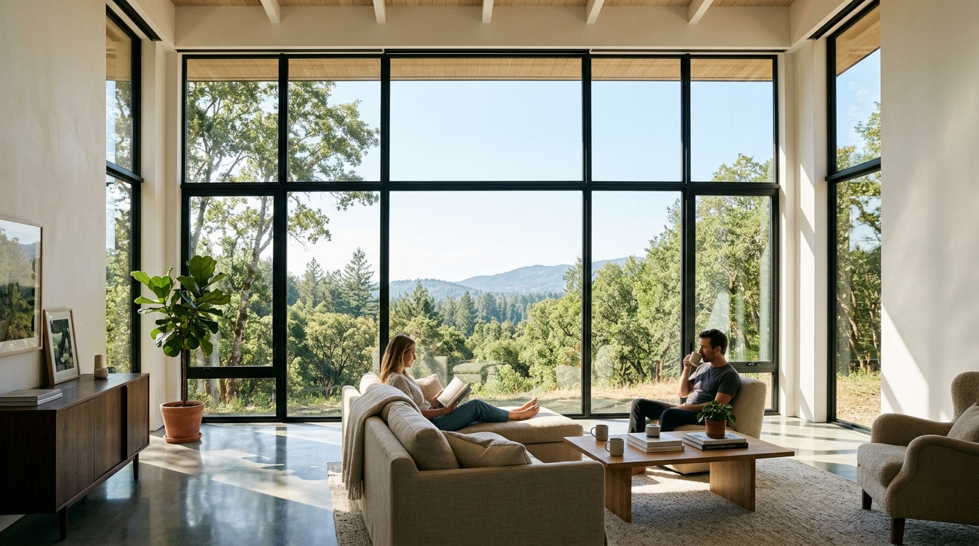 Bare Oversized Picture Windows