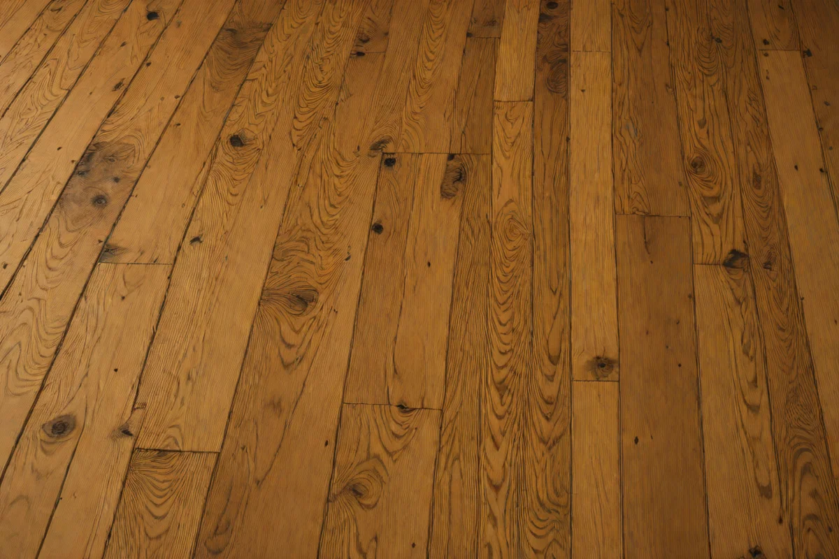 Reclaimed Antique Heart-Pine Timbers - Best Flooring Options for a Durable Workspace