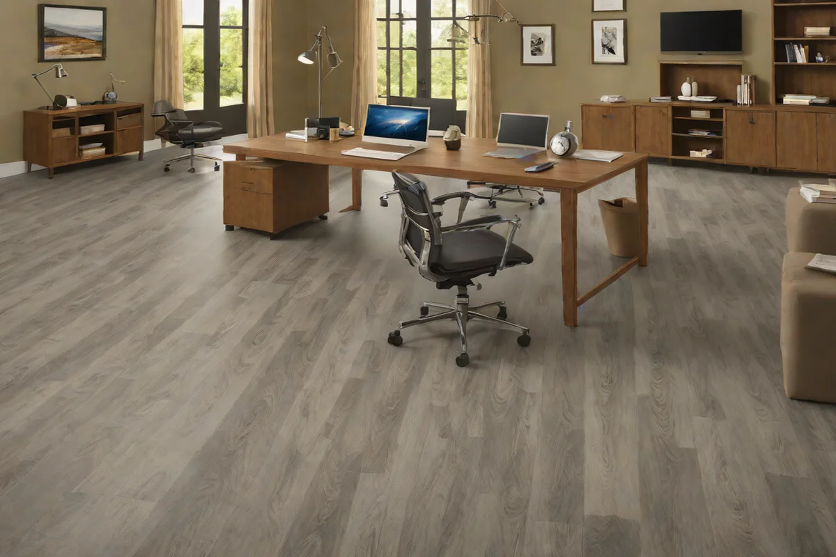 High-Traffic Commercial Luxury Vinyl Planks (LVP) - Best Flooring Options for a Durable Workspace