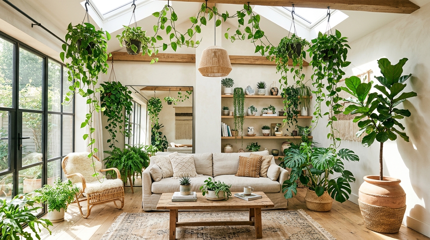Cascading Indoor Jungle Elements