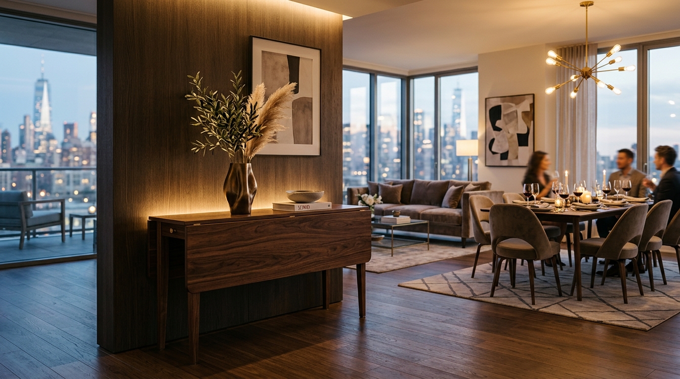 Choose a Drop-Leaf or Extendable Dining Table