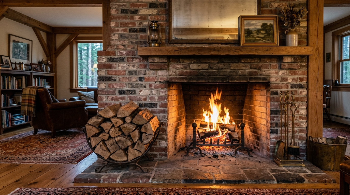 Classic Brick Fireplace Surrounds