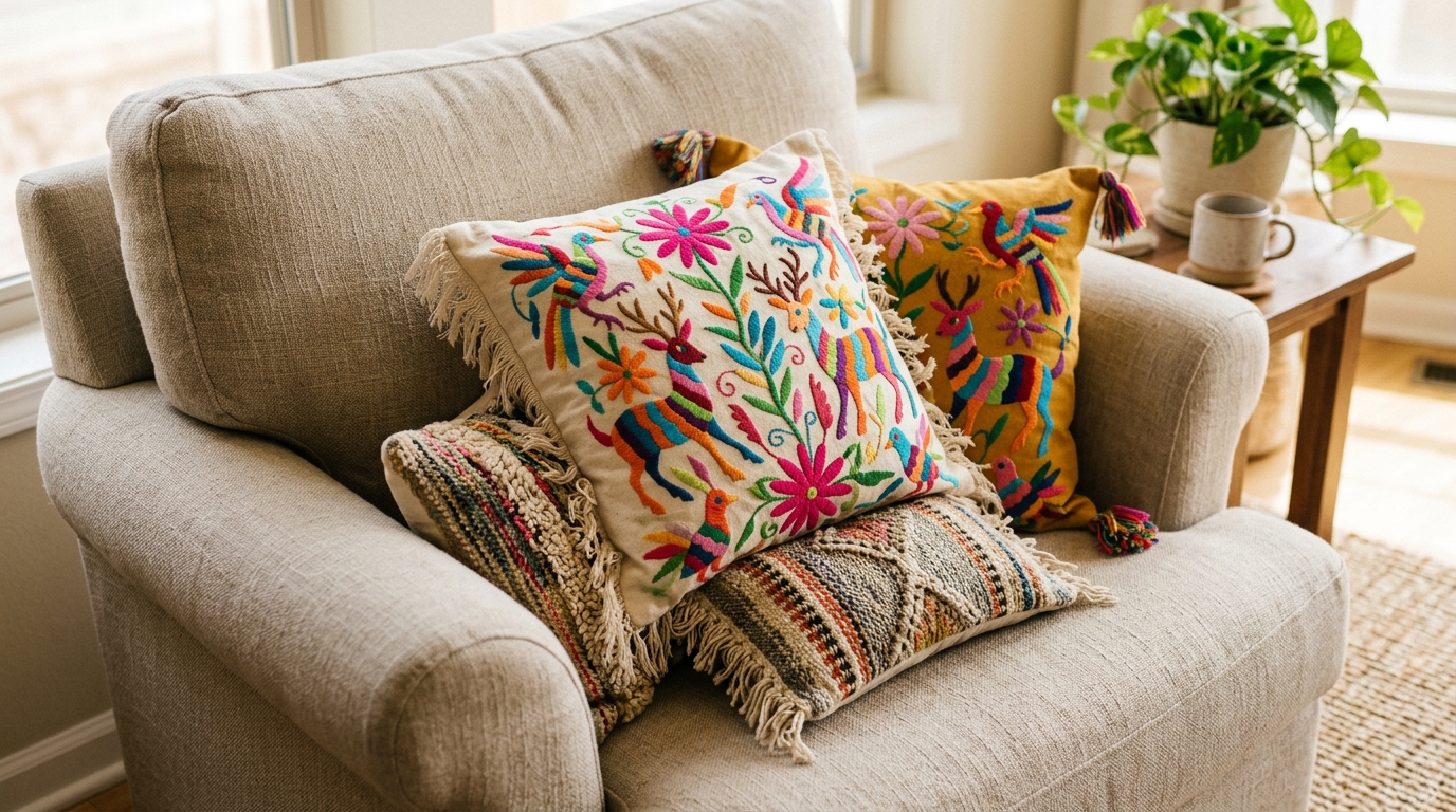 Colorful Accent Throw Pillows