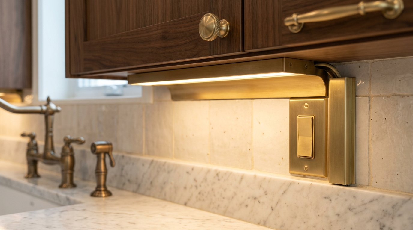 Combine Toe-Kick Lighting With Upper Cabinet Glow