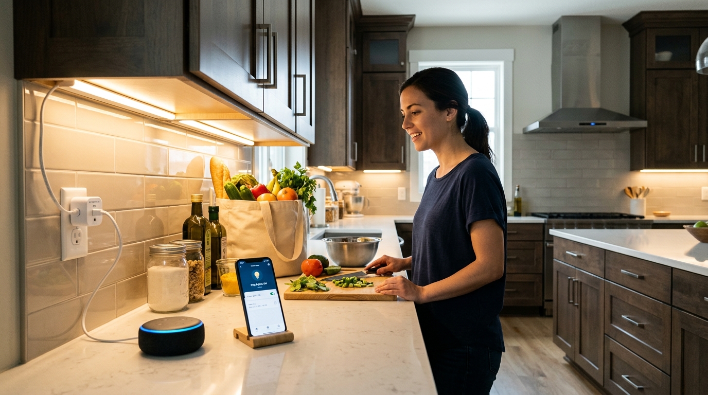 Connect Fixtures to Smart Home Voice-Controlled Plugs