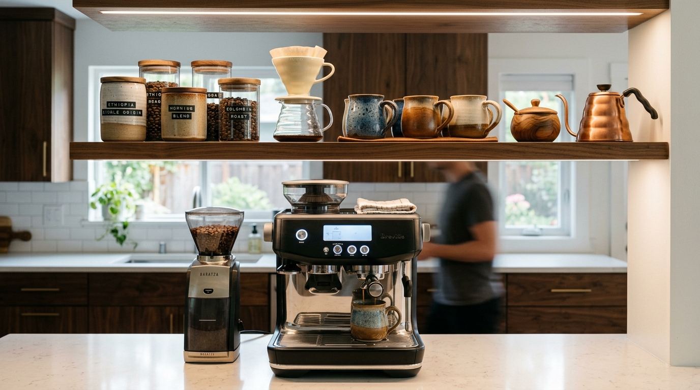 Create a Dedicated Coffee or Tea Bar Station