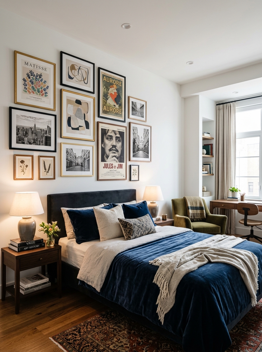 Curated Gallery Walls with Removable Adhesive