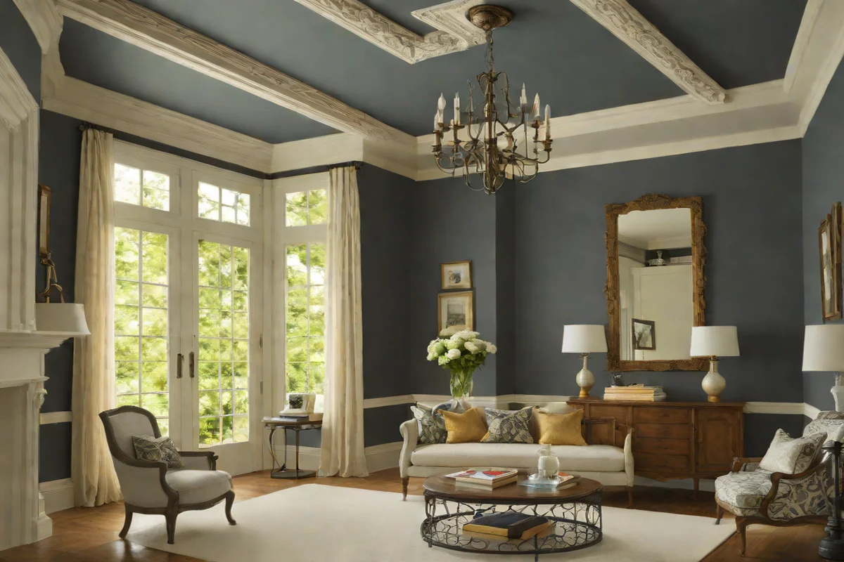 Soft Chalky Matte Charcoal Paint Finishes Soft Chalky Matte Charcoal Paint Finishes - Dark Academia Interior Design