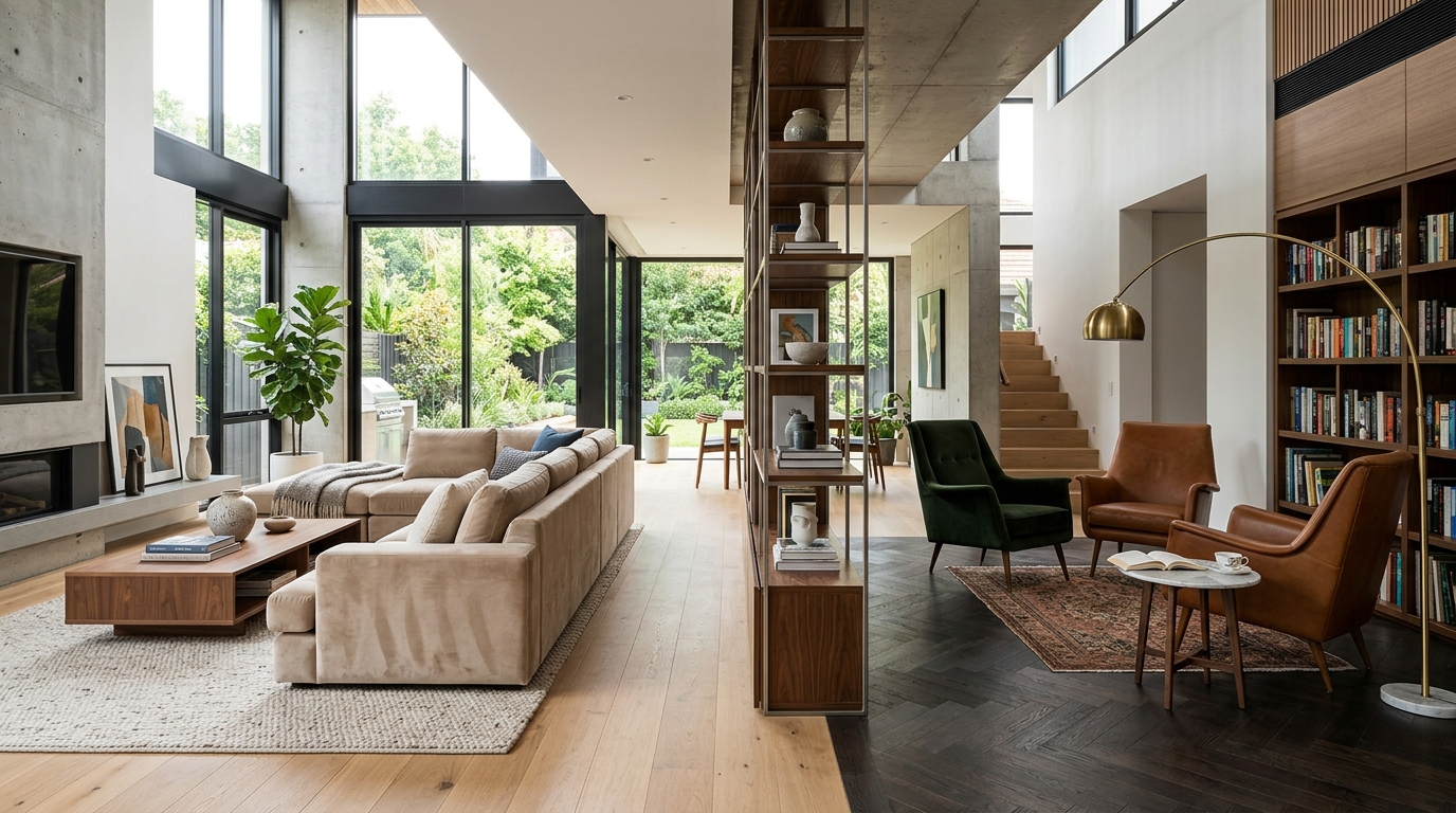 Design a Broken-Plan Layout for Multi-Use Living