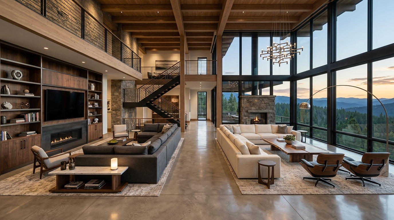 Dual Sectional Open-Concept Border