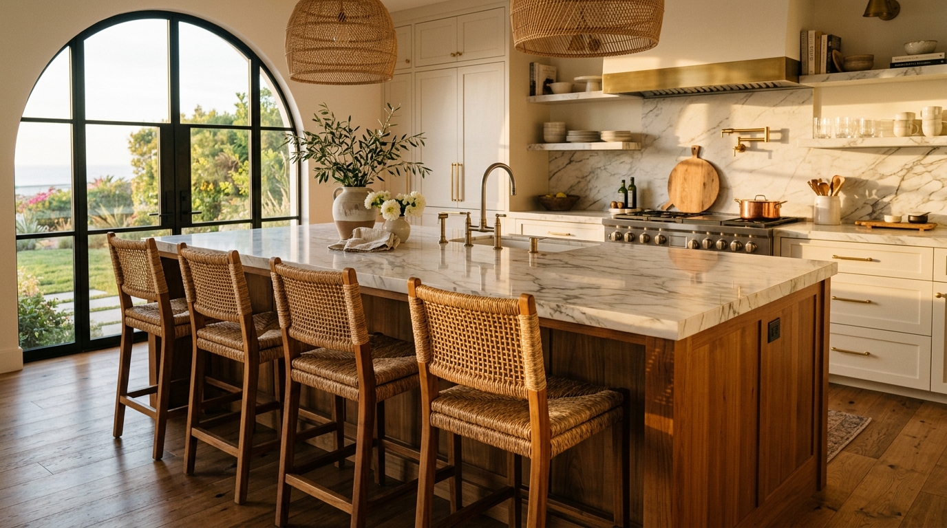 Embrace Woven Rattan and Seagrass Textures