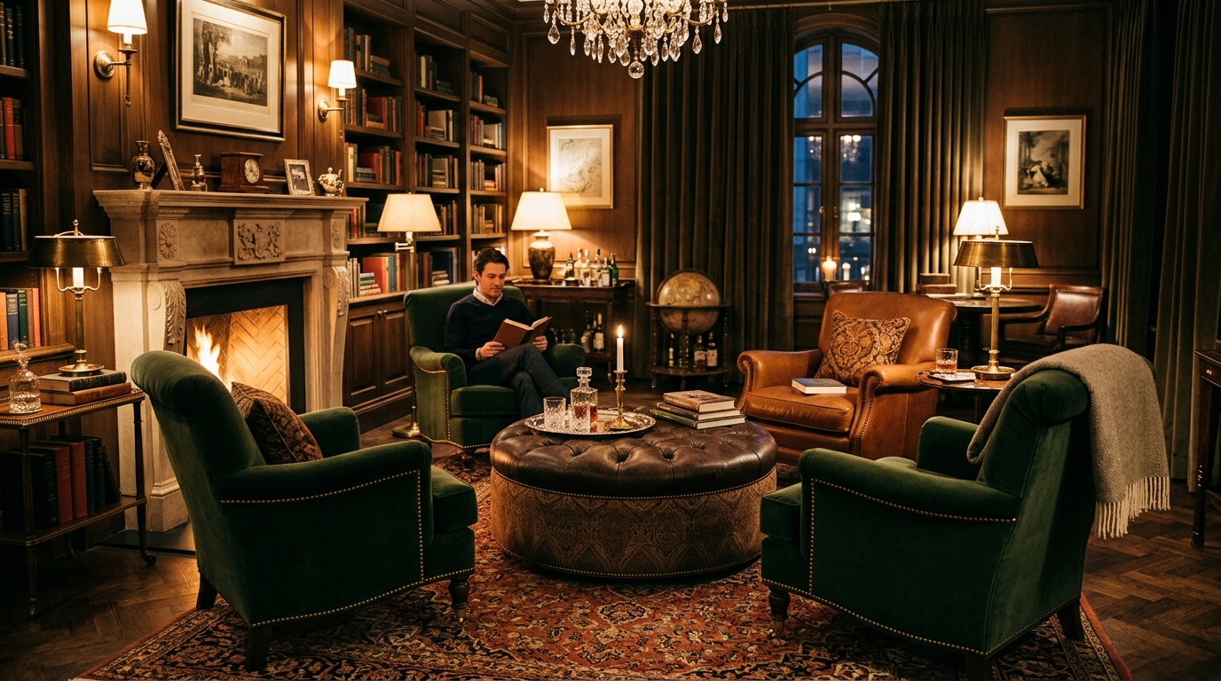 Four-Chair Club Room Lounge