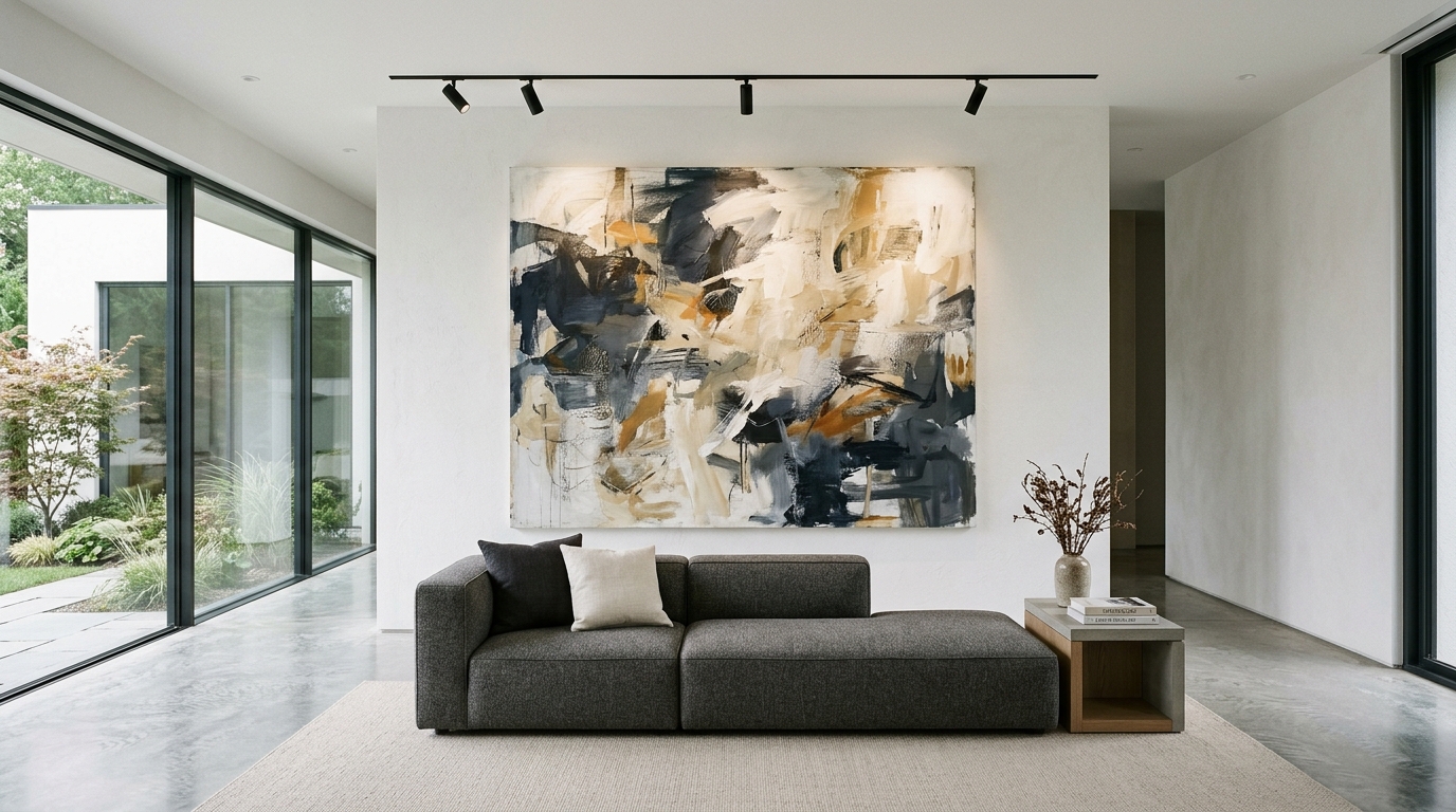 Frameless Oversized Statement Artwork