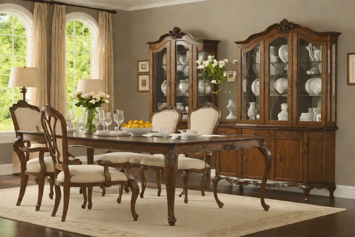 Curved Cabriole Structural Silhouettes - French Country Aesthetic