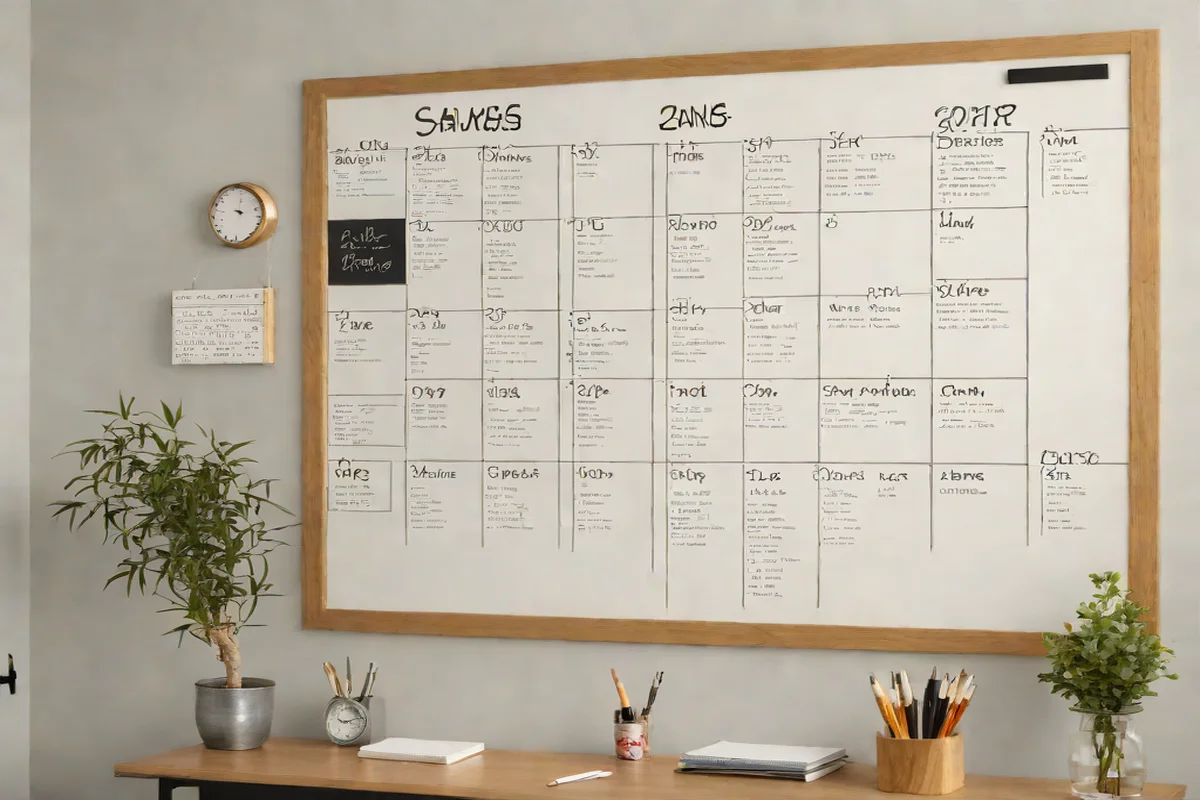 The Visual Sandbox Glass-Chalk Marker Calendar The Visual Sandbox Glass-Chalk Marker Calendar - Green Bathroom Decor