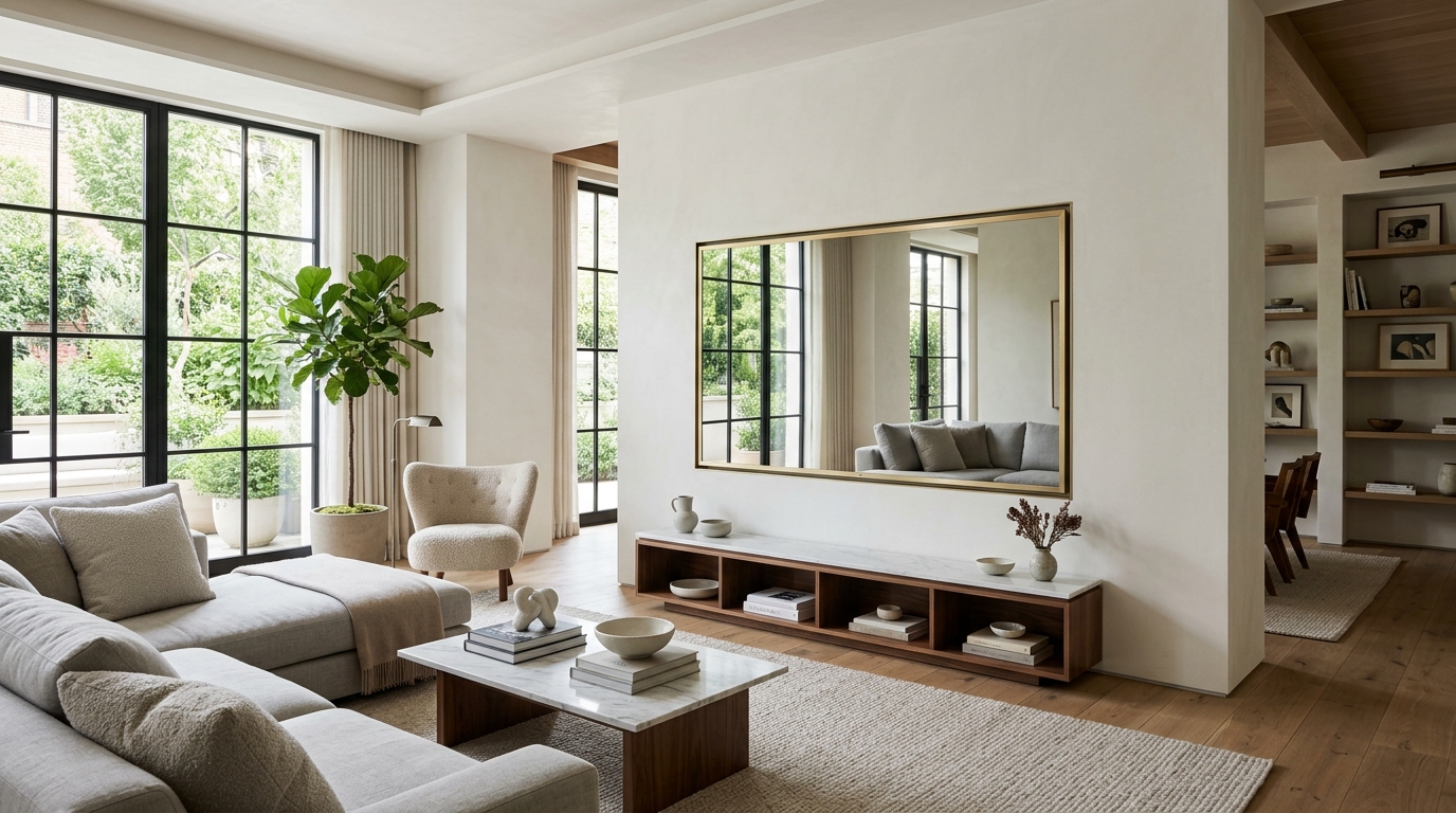 Hidden Television Mirror Frames
