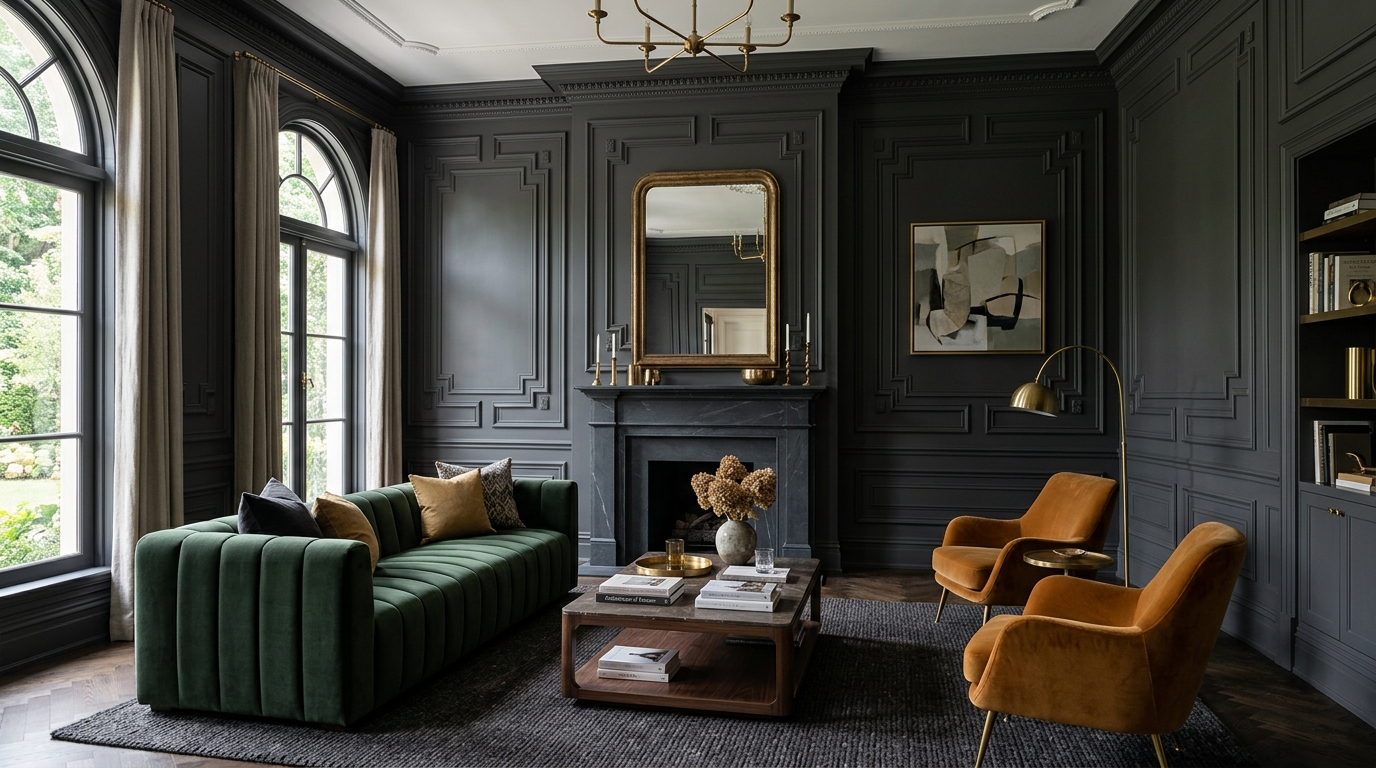 High-Contrast Architectural Box Moldings