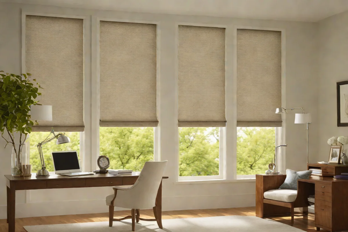 Textured Linen Roman Window Shades Textured Linen Roman Window Shades - Home Office Organization Hacks
