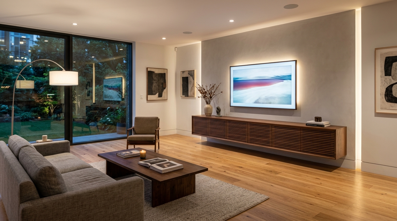 Install Floating Credenzas for Floor-Clearing Storage