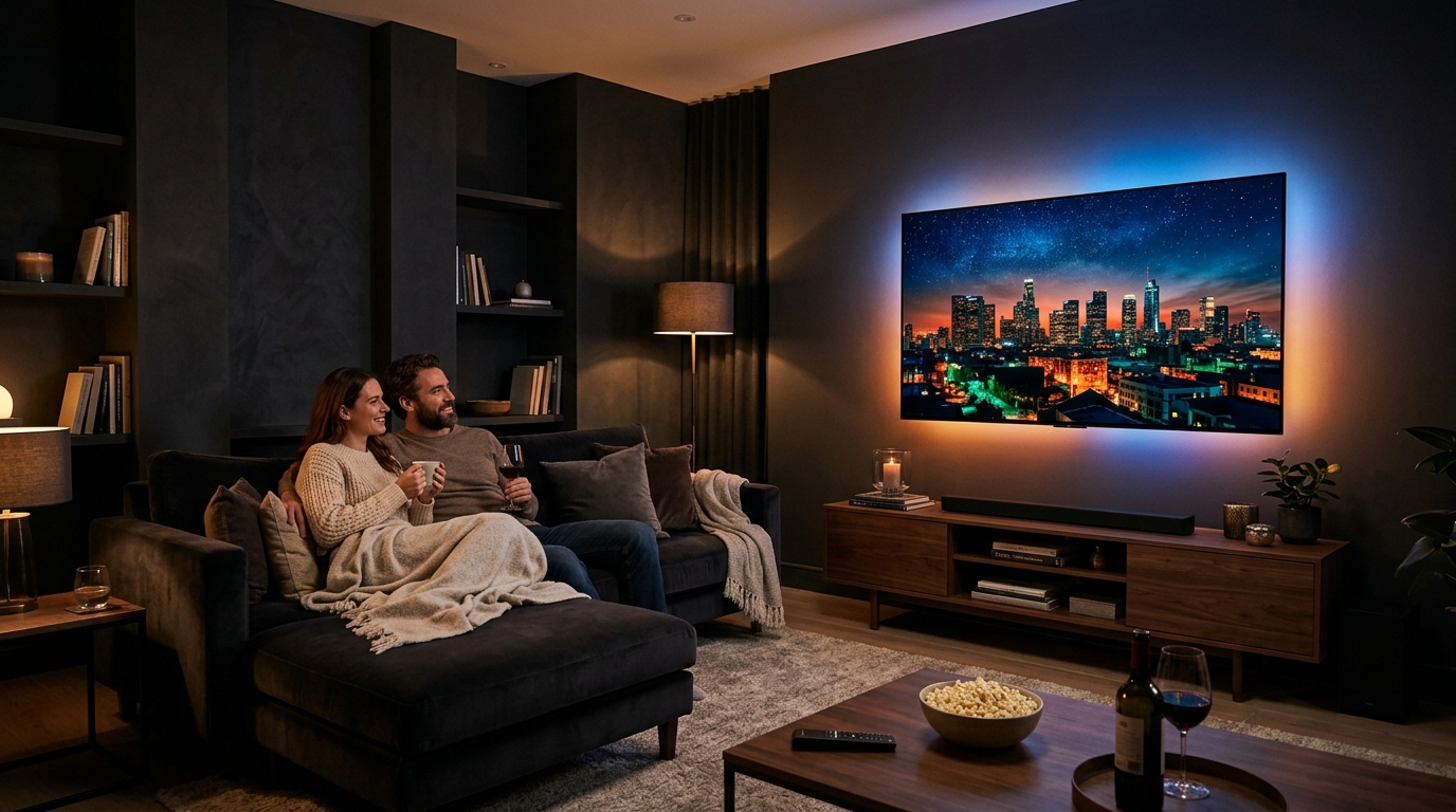 Install Lighted Backlighting for Theater-Style Ambiance