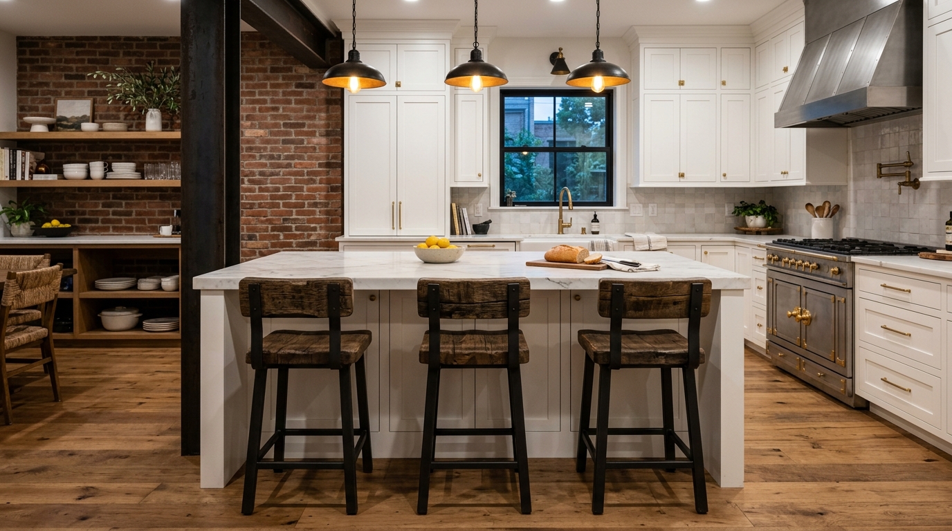 Introduce Industrial Metal and Reclaimed Wood