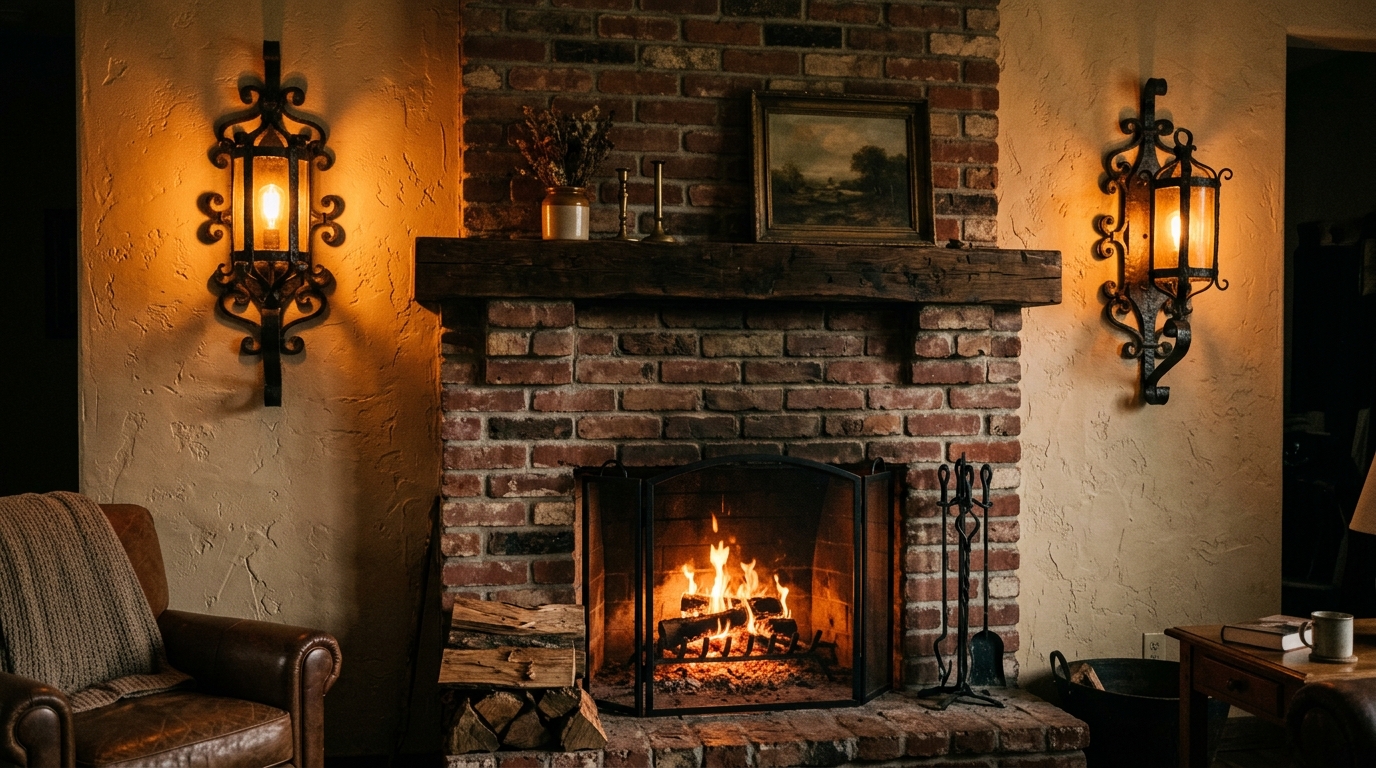 Iron Wall Sconce Lighting