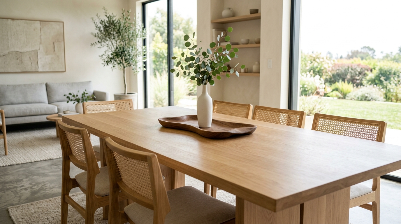 Keep Tabletop Decor Minimal and Functional