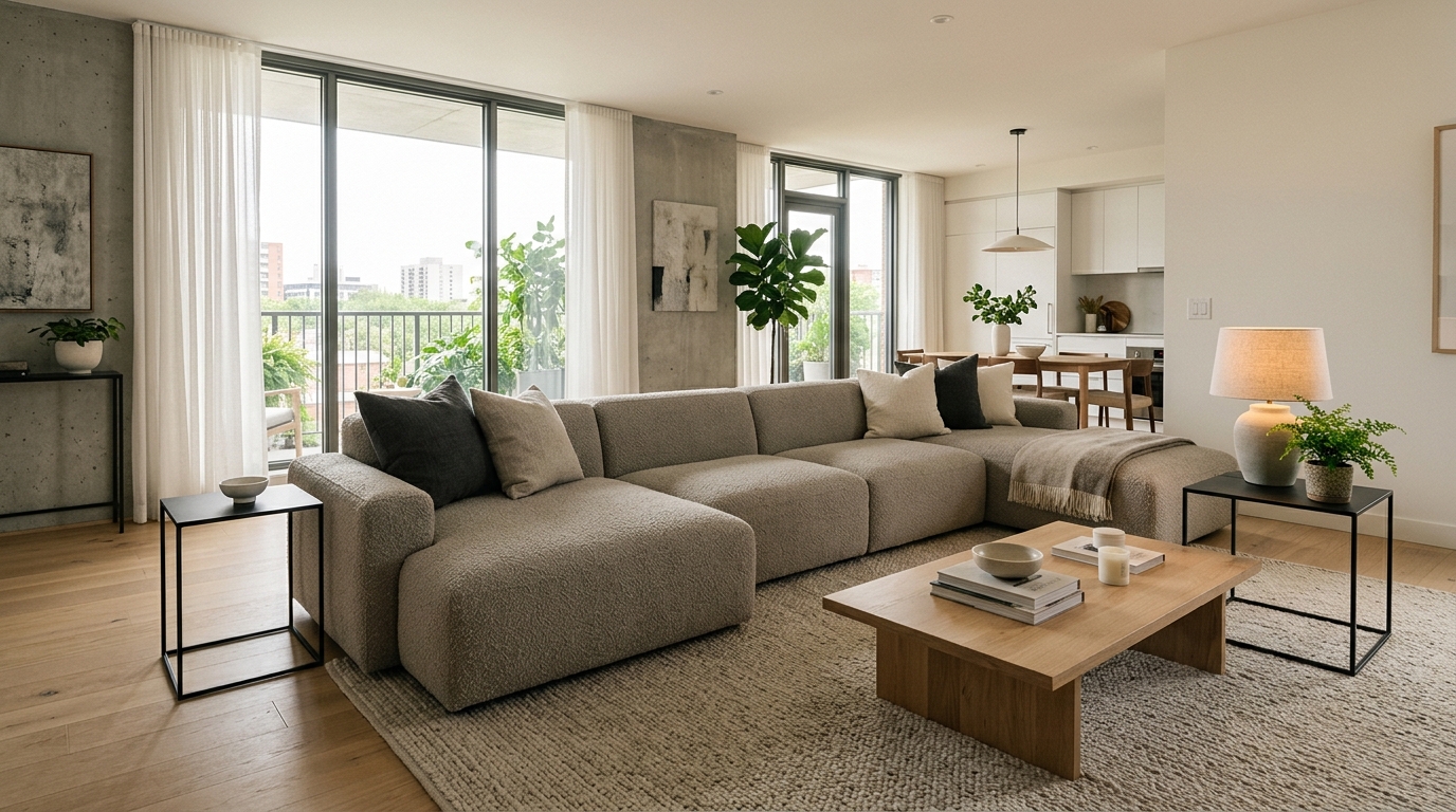 Low-Profile European Sectional Foundations