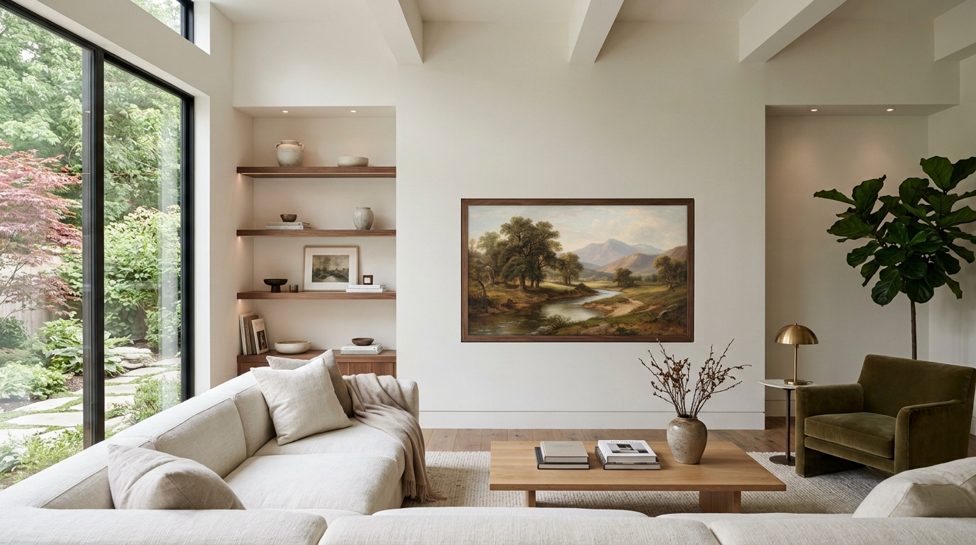 Make Technology Disappear With Flush Art Displays