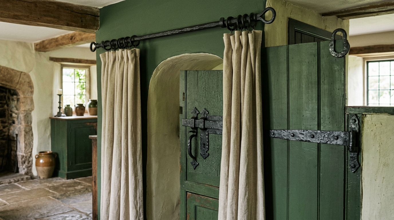 Matte Black Iron Gothic Accent Hardwares