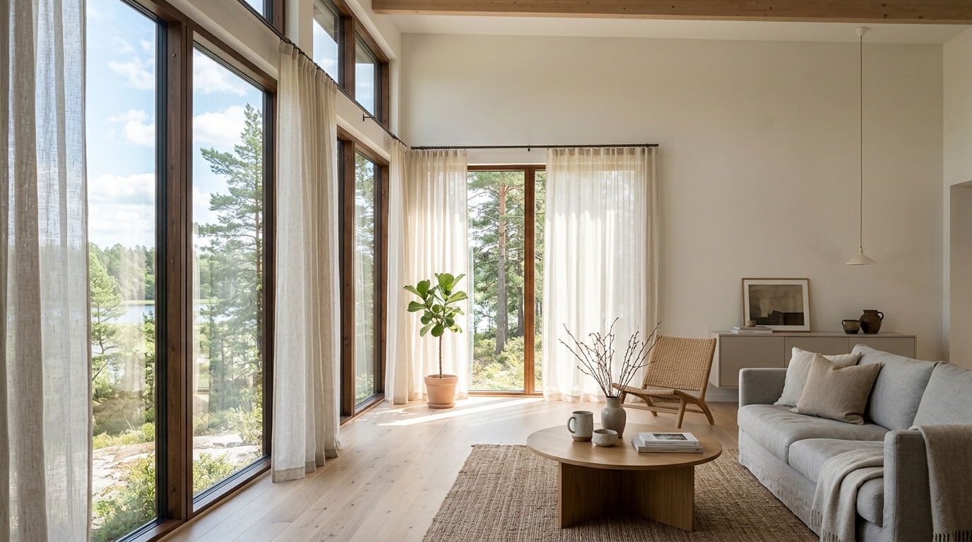 Maximize Natural Light With Sheer Window Treatments