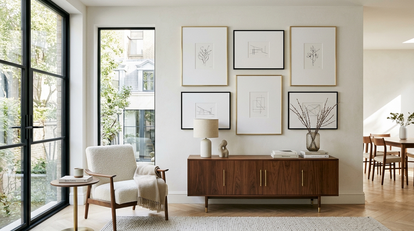 Minimalist Thin Metal Framing