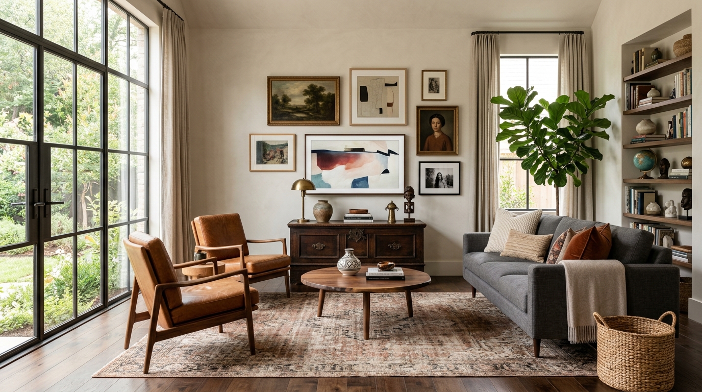 Mixed-Era Furniture Curations