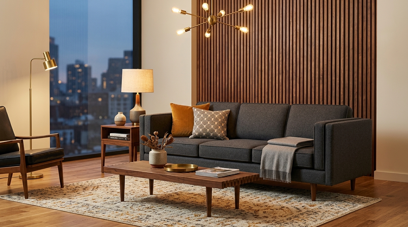 Organic Asymmetric Curved Crescent Sofas