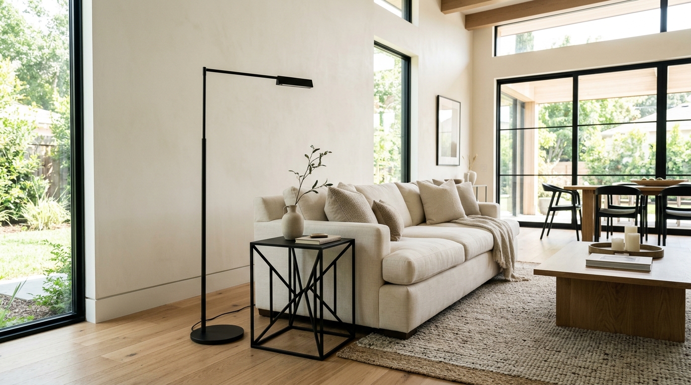 Oversized Matte Black Iron Accents