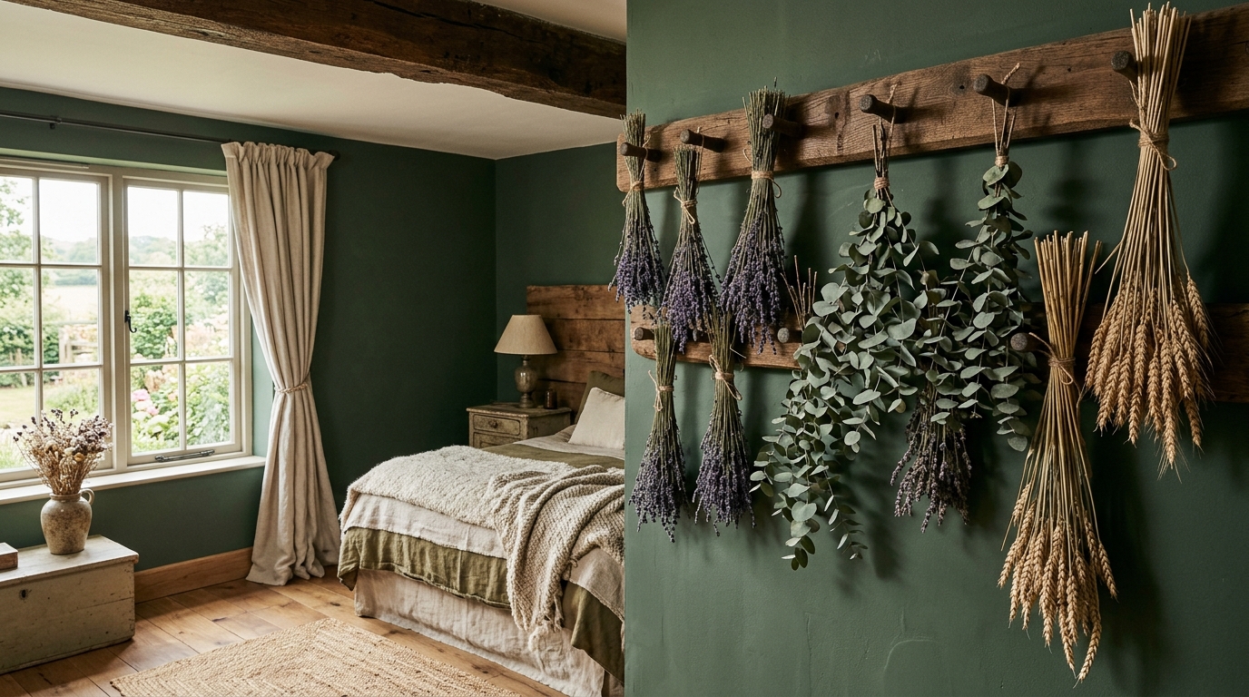 Real Dried Floral and Herb Wall Bundles