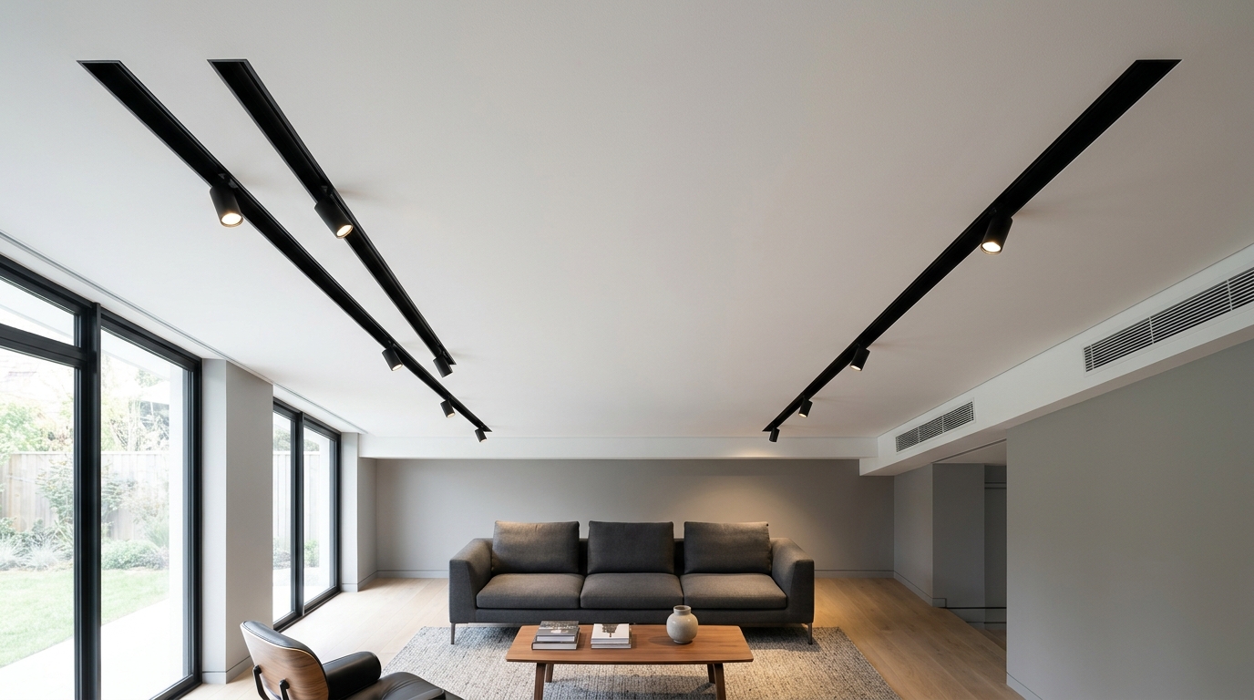 Recessed Low-Profile Track Lighting