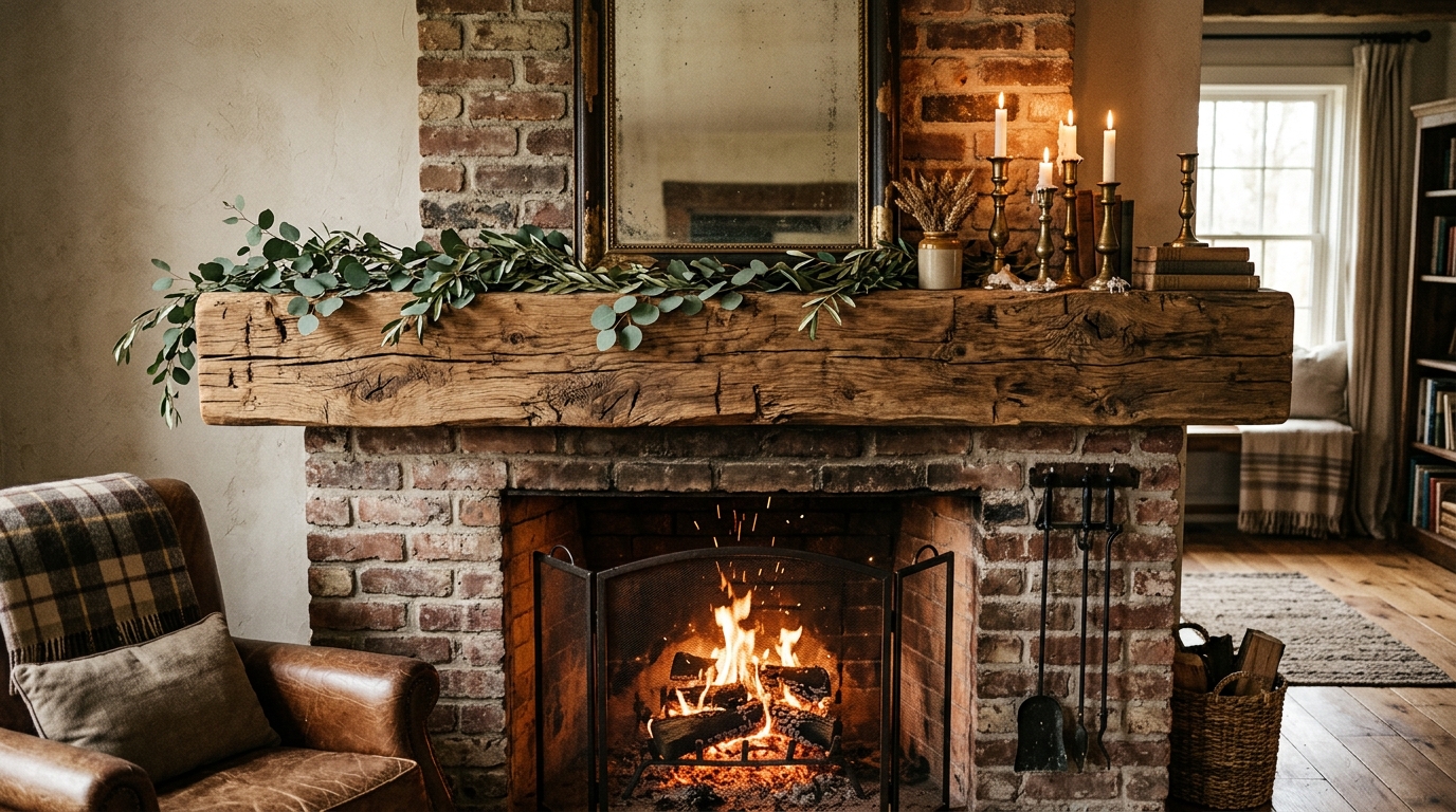 Reclaimed Wood Mantels