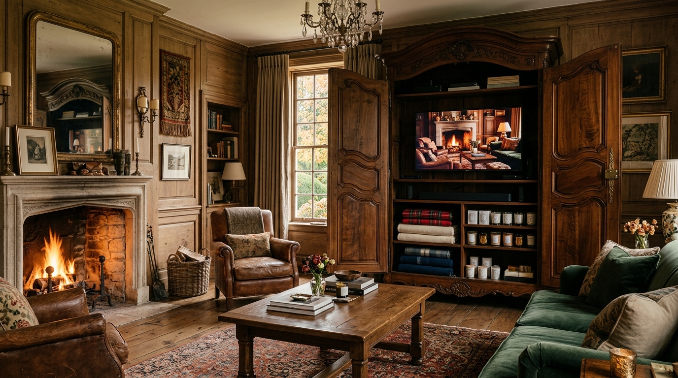Repurpose an Armoire or Secret Deck Cabinet