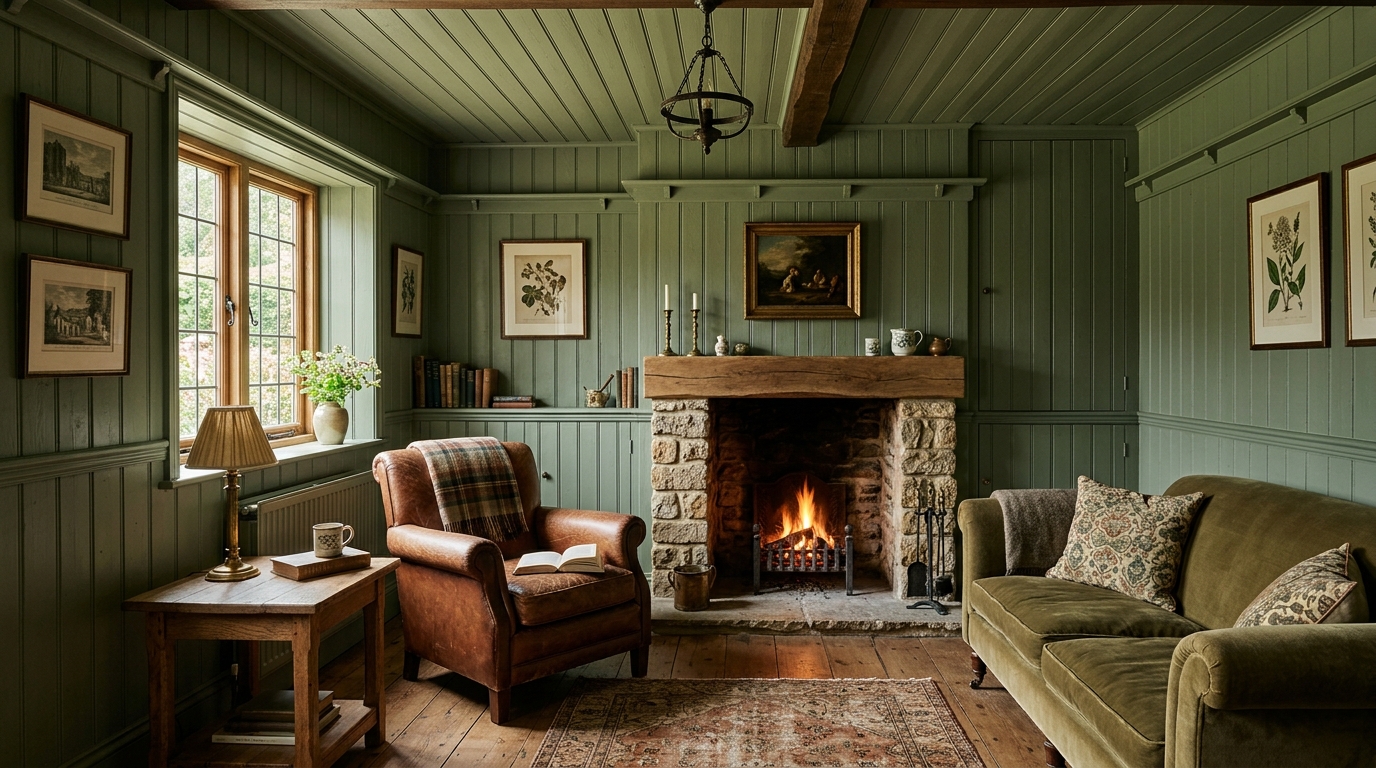 Rustic Wooden Wall Paneling