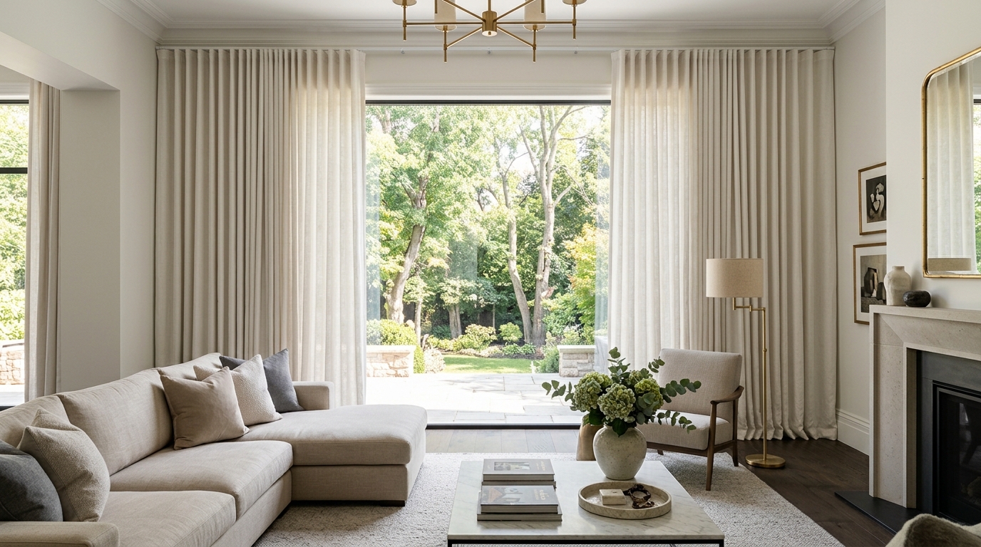 Seamless Floor-to-Ceiling Drapery Panels
