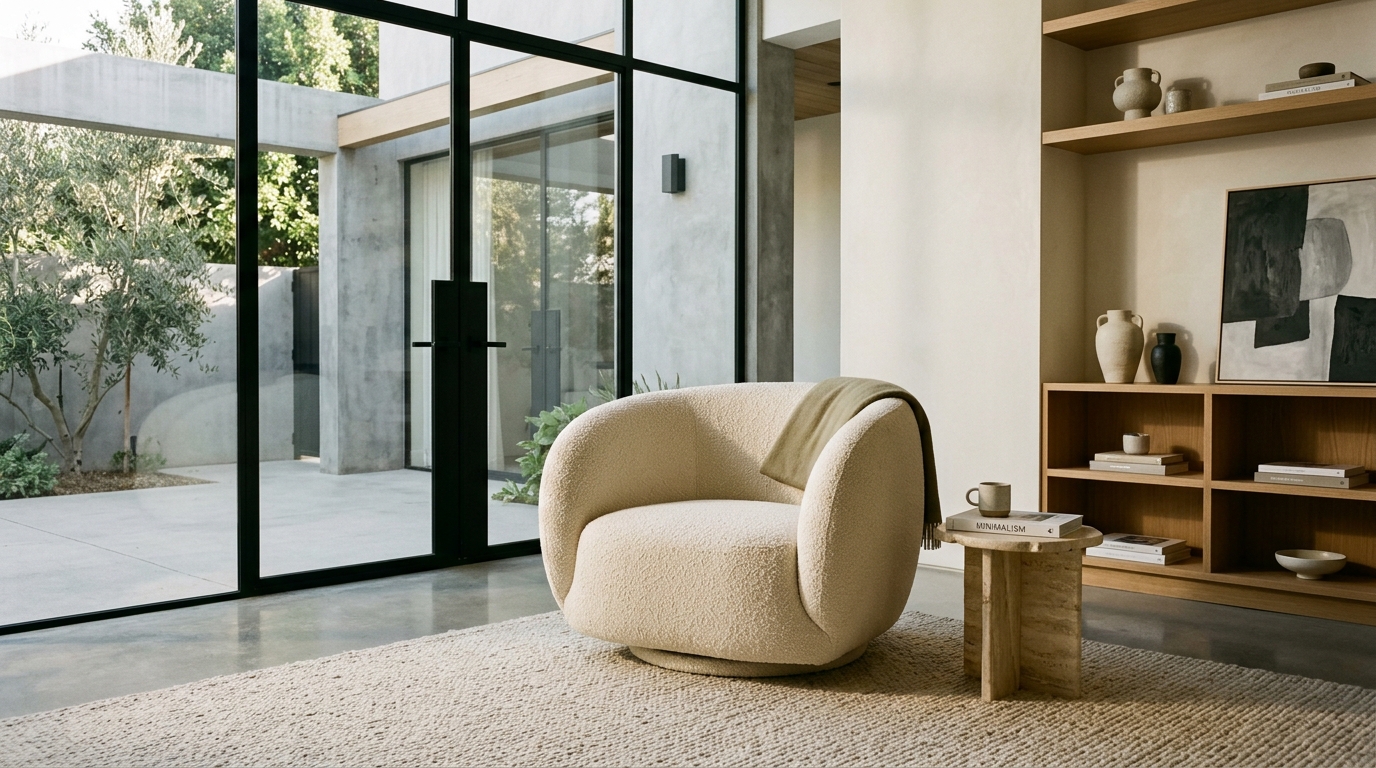 Singular Sculptural Accent Chairs