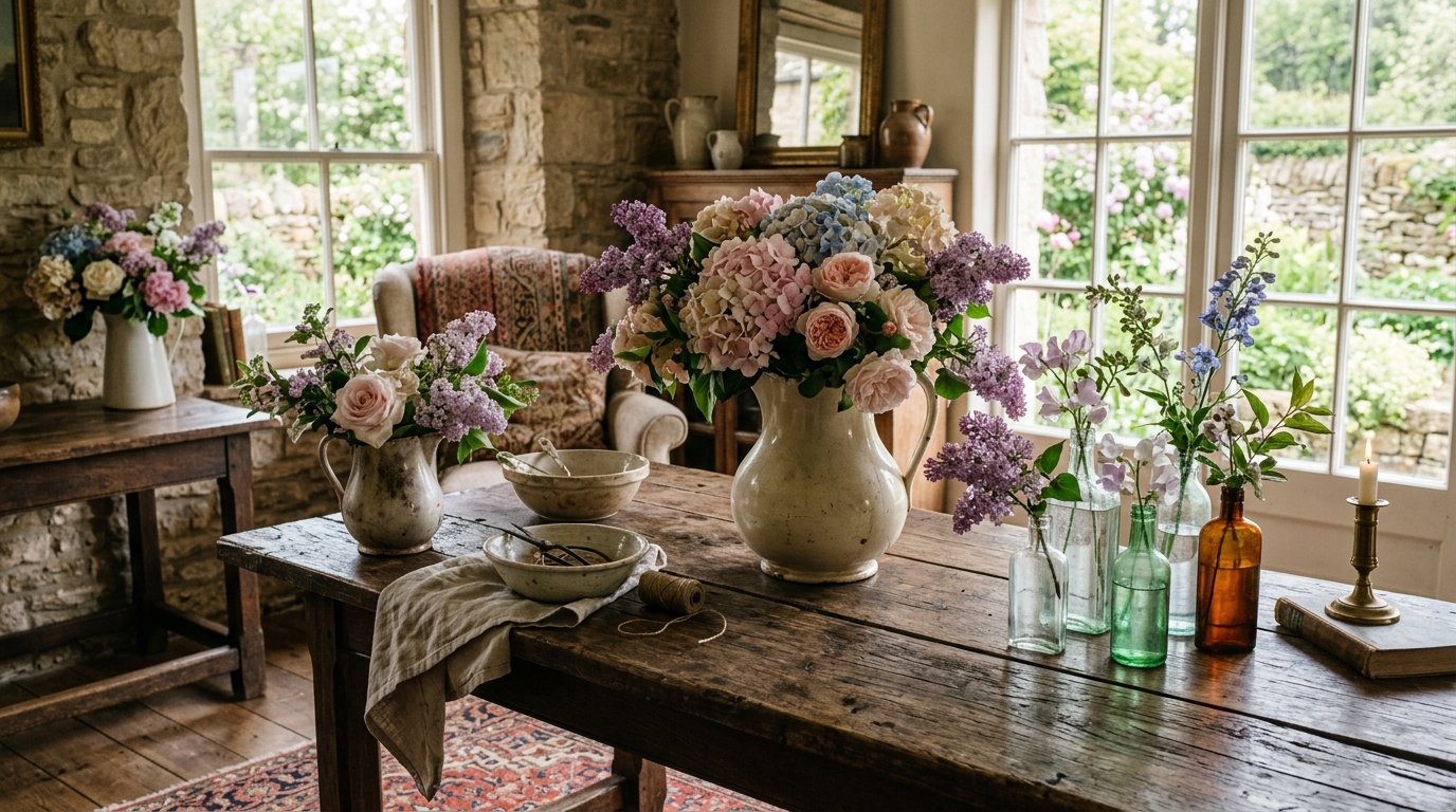 Soft Pastel Floral Arrangements
