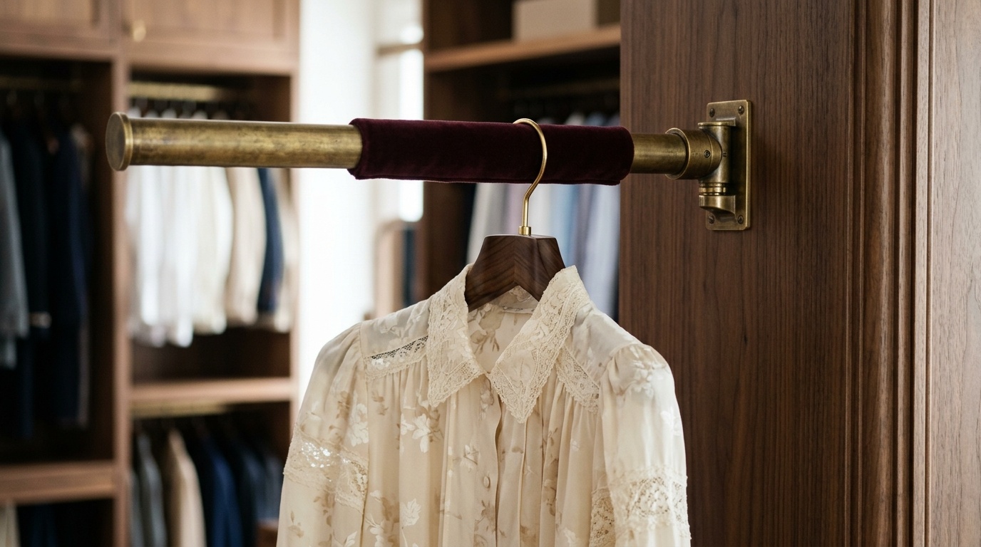Velvet-Lined Valet Rods