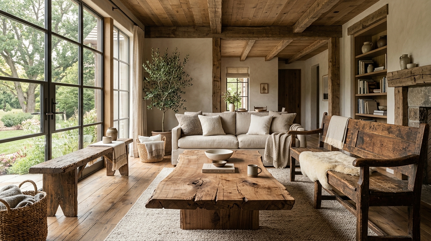 Warm Distressed Wood Finishes