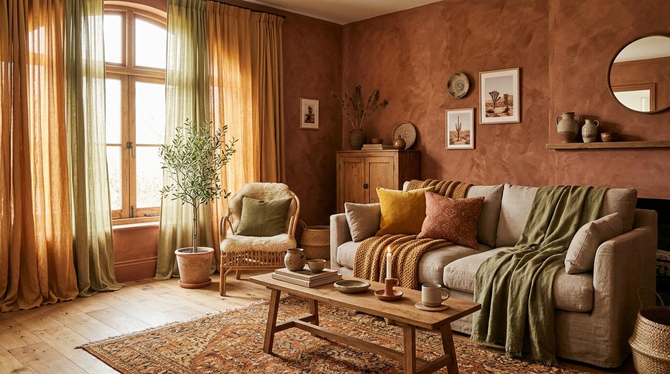 Warm, Earth-Toned Color Palettes
