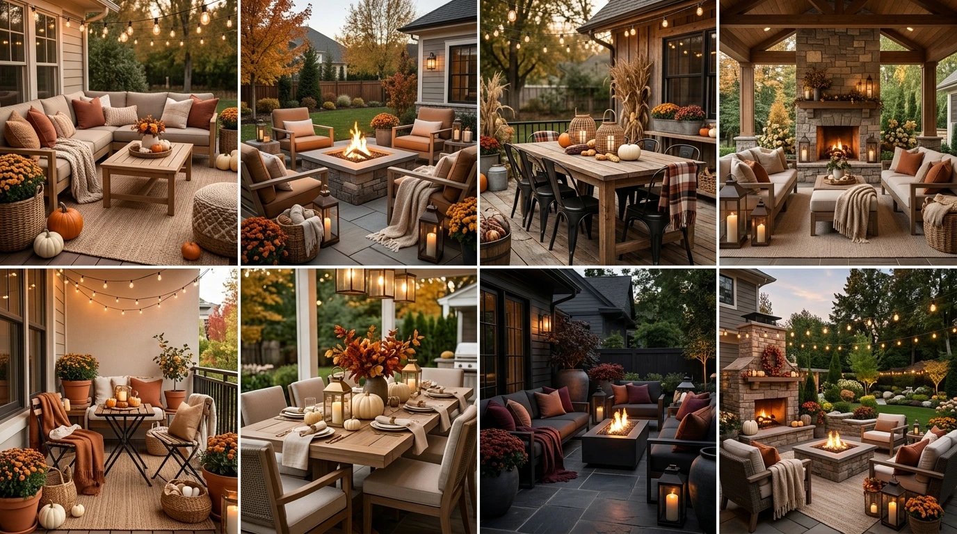 Fall Patio & Outdoor Decor Ideas