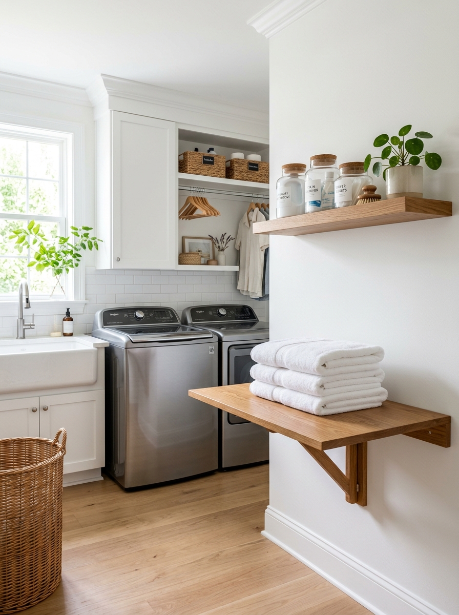 Laundry Room Folding Station